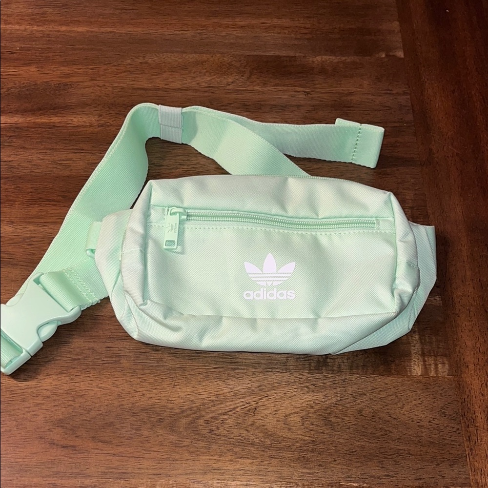 New Adidas Light Green Belt Bag fanny pack